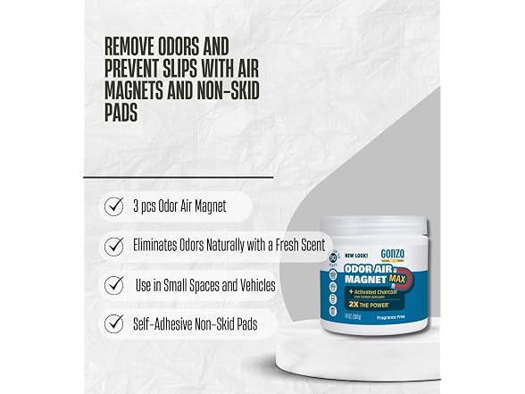 GROVE 3x Gonzo Natural Magic Fresh Scent Odor Air