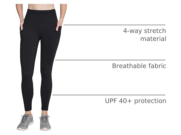 Skechers Women (M) Ladies Gowalk High Legging