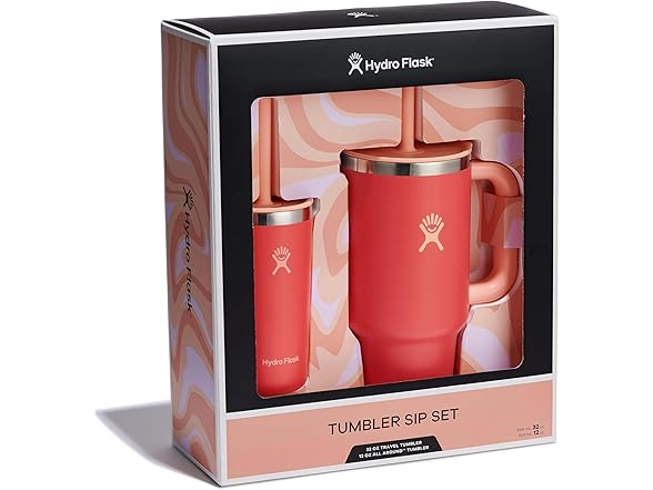Hydro Flask 40 Oz and 12 Oz Tumbler Set