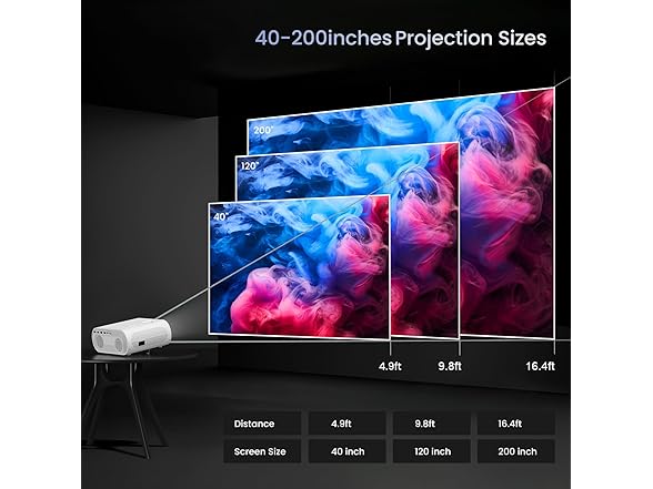 1080P Full HD Bluetooth Projector
