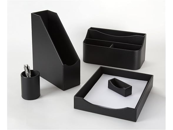 See Jane Work Realspace® Faux Leather Pencil Black