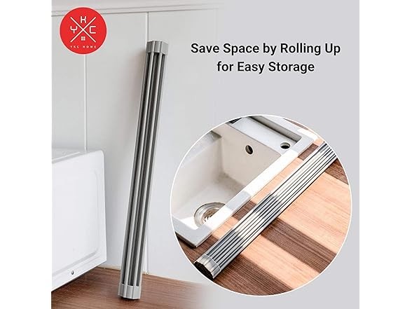 YKC Home Roll Up Dish Drying Rack