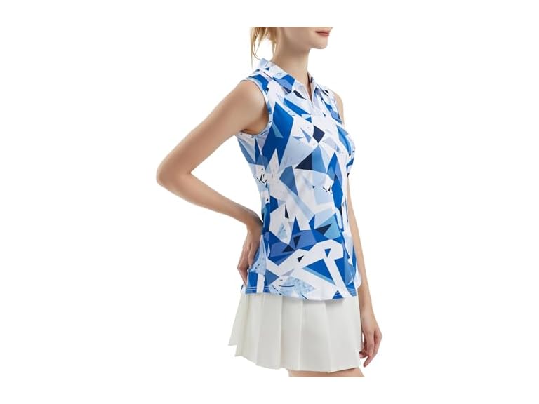 Fkeep Women (XS) Sleeveless Polo Golf Dry T-Shirts - Gallery 48