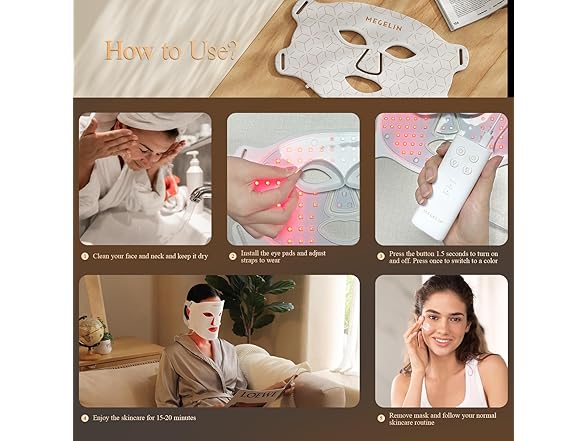 7 Colors Led Light Therapy Mask