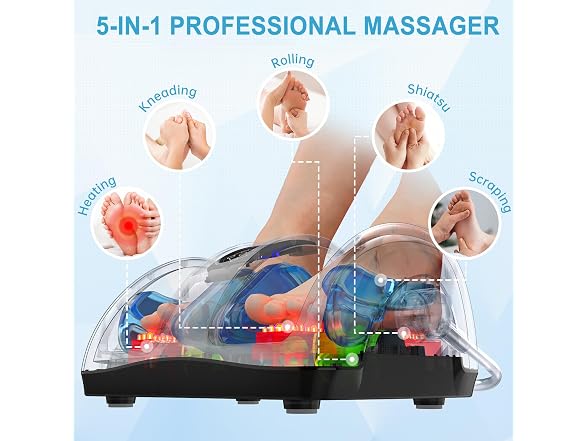 TISSCARE Shiatsu Foot Massager W/ Heat