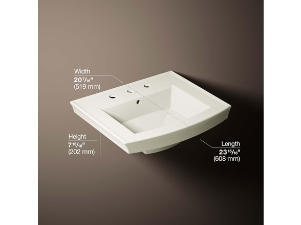 Archer Pedestal Sink Basin