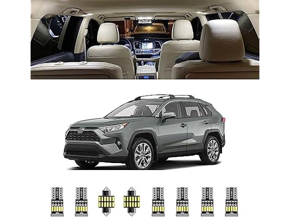 Gy-Adc Gy-Adc 10pcs RAV4 Interior LED