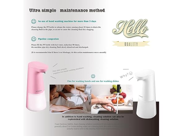 Fuwaly Automatic Foaming Soap Dispenser