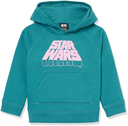 Amazon Essentials Disney Marvel Star Wars Frozen Princess Girls Fleece Pullover Hoodie