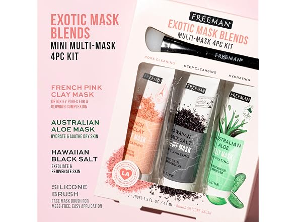 Freeman Exotic Blends Facial Mask 4 Piec