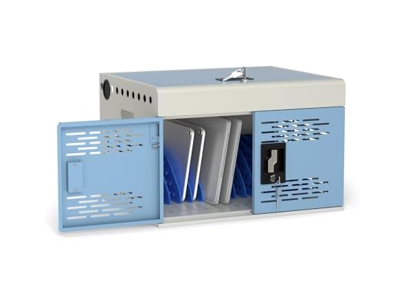16-Unit Charging Cabinet for Laptops