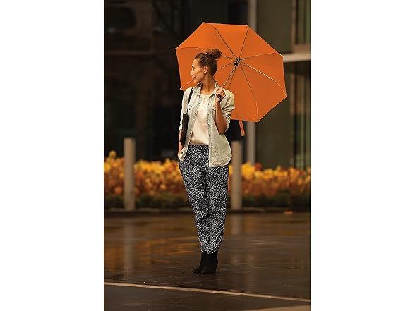 Lewis N. Clark Travel Umbrella, Orange