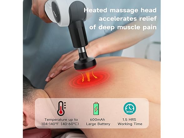 HEYCHY massage gun with heat