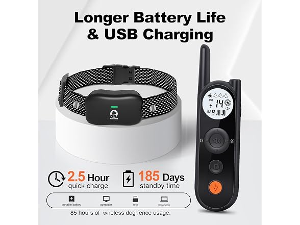 MIMOFPET Wireless Dog Fence 856-Acre
