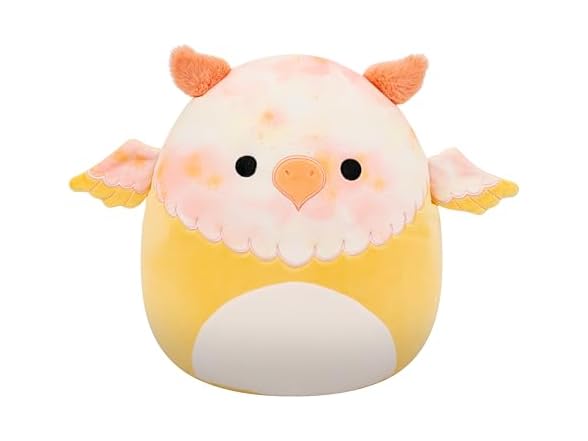 Squishmallows Original 12in Mito the Yellow Tie-Dye Griffin