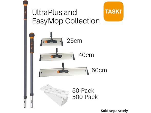 TASKI D1232213 EasyMop Single Use Microfiber Mop Pads