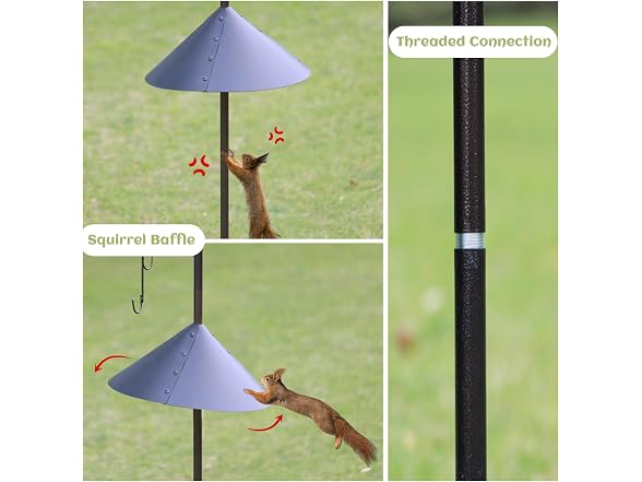 MIXXIDEA Bird Feeding Station Pole Kit