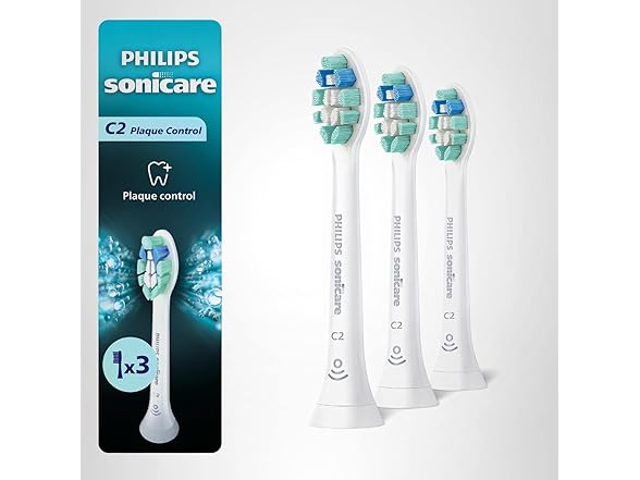 Philips Sonicare C2 Toothbrush Heads 3pk