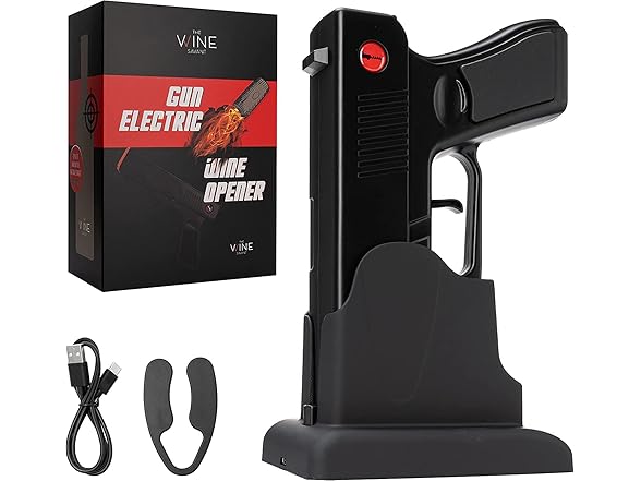 Electric Gun Wine Corkscrew Opener