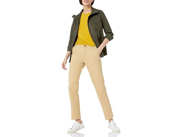 Amazon Essentials Women (0) Leg Pant Khaki Brown