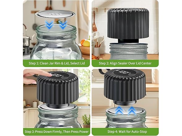Xinyonxin Electric Mason Jar Vacuum Sealer Kit