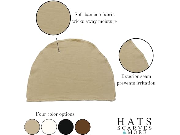 Hats Scarves & More Women (M) Bamboo Wig Hat Cap