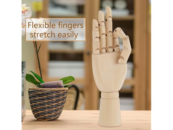 Wooden Hand Model, Mannequin Hand Flexible