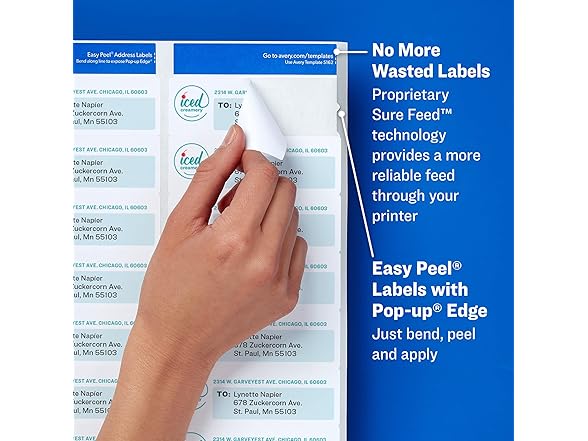 Avery Printable Return Address Labels