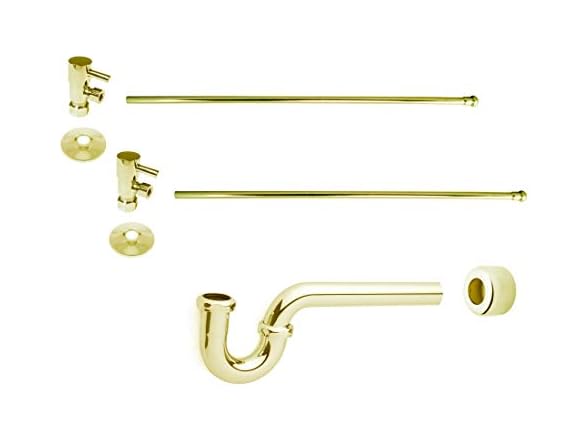 Westbrass Freestanding Pedestal Sink Faucet Supply Line