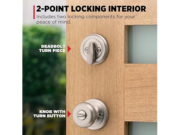 Kwikset Montara Handle and Deadbolt Set