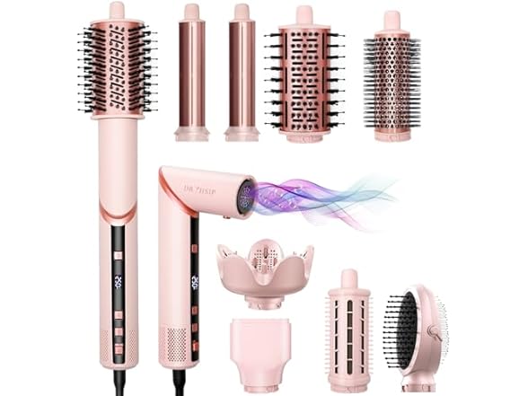 9-in-1 Foldable Hot Air Hair Styler Set
