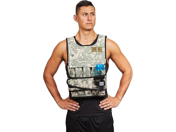 CROSS101 80lbs Weighted Vest Shoulder Pads