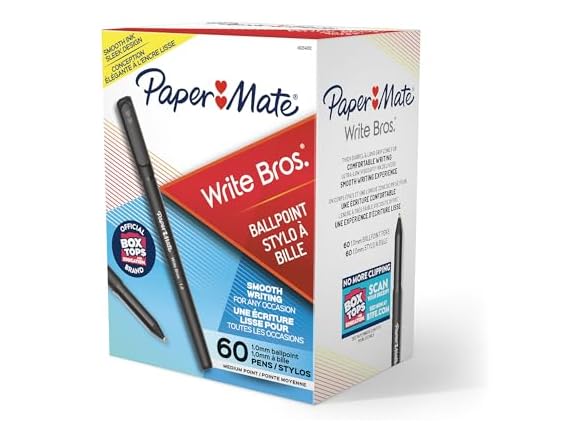 Paper Mate Ballpoint Pens, 60 Count