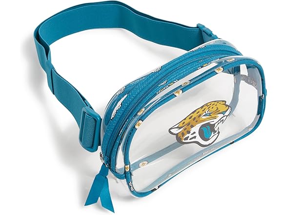 Vera Bradley NFL Jaguars Clear Belt Bag