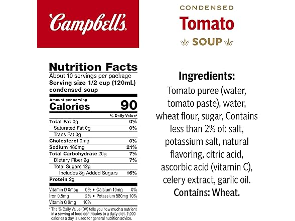 4PK Campbell's Condensed Tomato Soup, 10.75 oz.