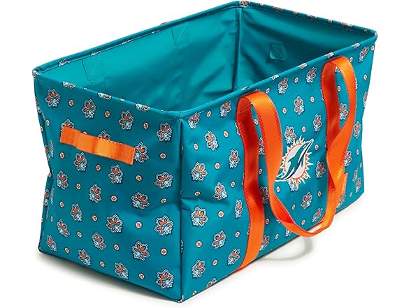 DOLPHINS Vera Bradley Womens Recycled NFL Car Tote