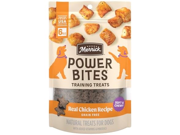 Merrick Power Bites Chicken Treats, 6oz