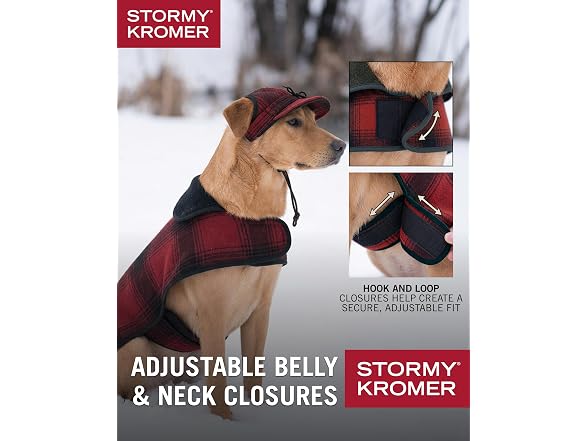 Stormy Kromer The SK Fleece Dog Jacket, Dog V
