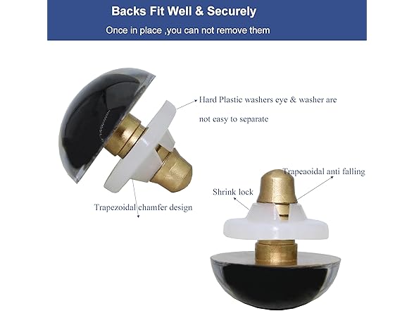 BESTCYC 1Box(60pcs) 24mm Large Golden