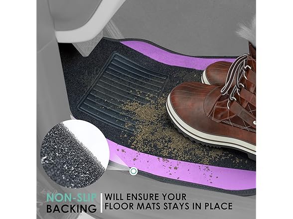 FH Group Automotive Floor Mats – Purple