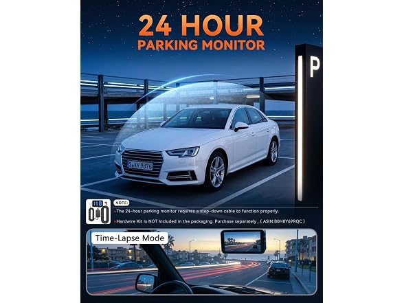 Aputeta 4K+4K Dual Dash Cam Front Rear