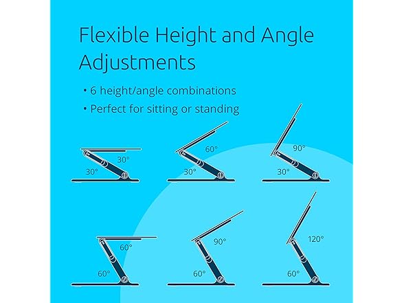 Kensington SmartFit EQ Adjustable Laptop Stand for Desk