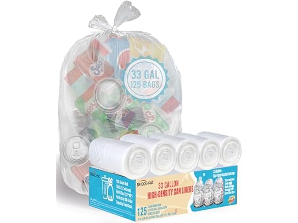BEIDOU-PAC 33 Gallon Trash Bags,