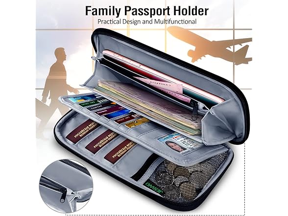 Travel Passport Holder Wallet