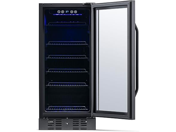 Newair Built-in Beverage Black Fridge - 96 Cans