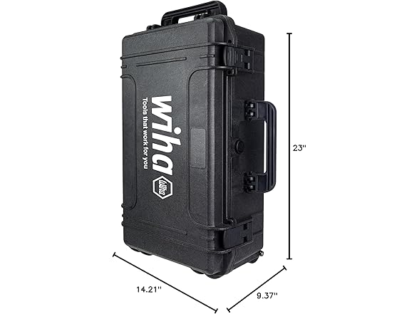 Wiha 92100 194pc Premium Kit In Rolling Tool Box