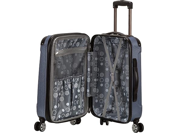 Rockland London Hardside Luggage, Blue, Carry-On 20-Inch