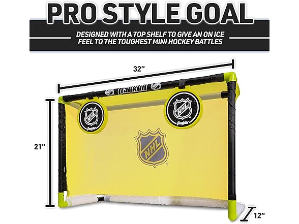 Franklin Sports Mini Hockey Goal Set