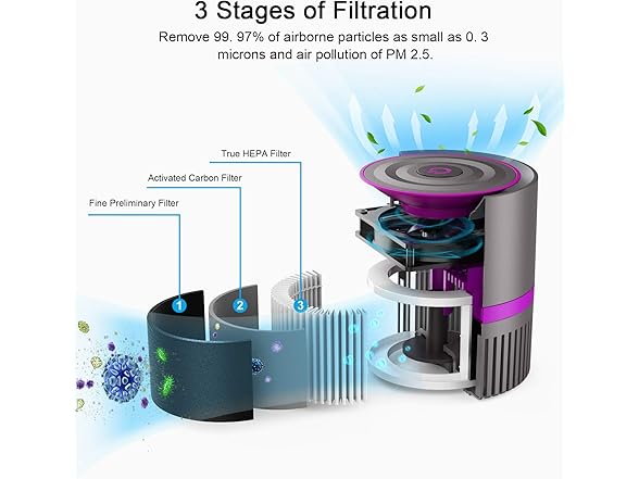 MEGAWISE Air Purifier for Home