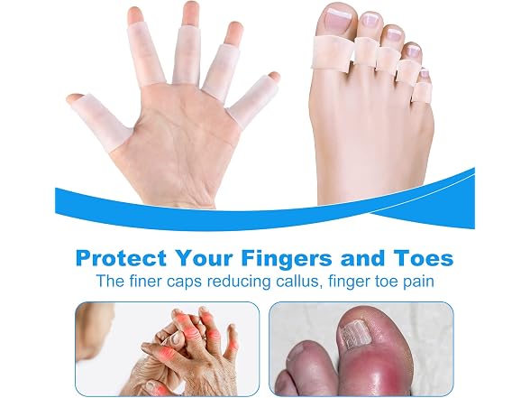 Treela Gel Finger Sleeve Protectors 40pc
